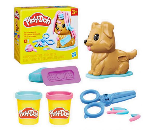 Play-Doh: Mini kutyakozmetikus gyurmaszett - Hasbro