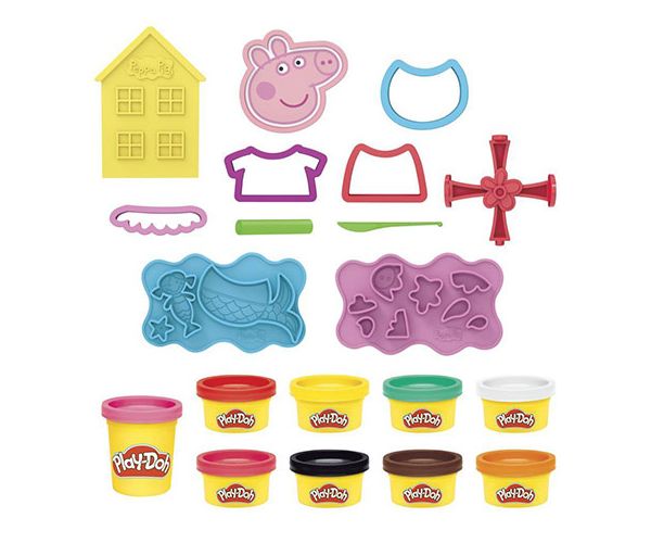 Play-Doh: Peppa Pig Stylin set plastelina sa dodacima - Hasbro