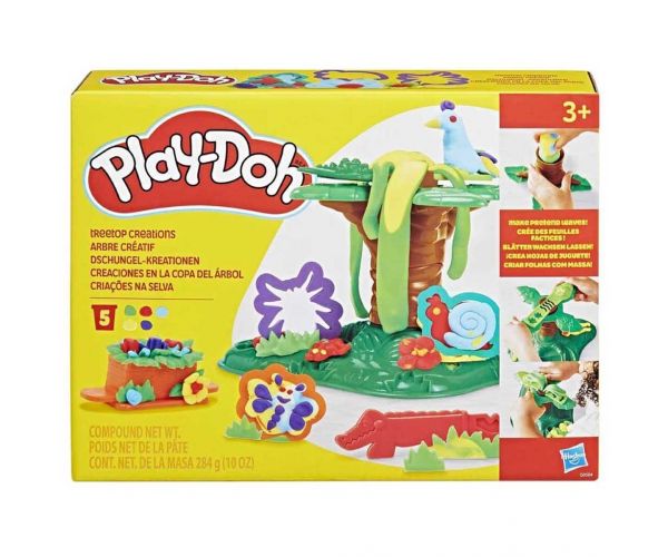 Play-Doh: Treetop creations gyurma szett 5db tégellyel és más kiegészítőkkel - Hasbro