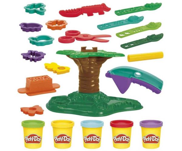 Play-Doh: Treetop creations set za modeliranje s 5 posudica i drugim dodacima - Hasbro