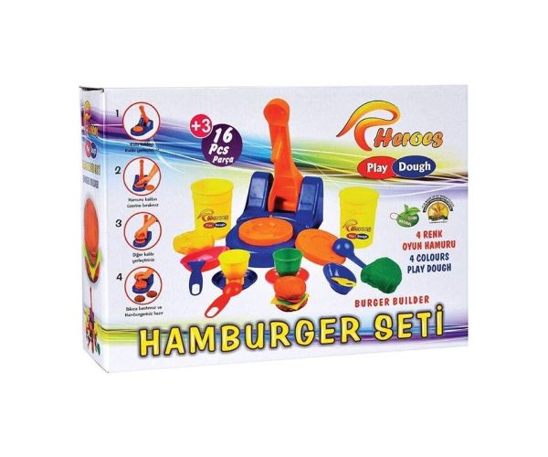 Play-Dough: Plastelin set za izradu hamburgera