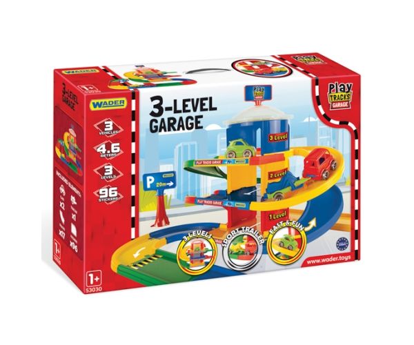 Play Tracks: Garaža na tri kata sa 2 autića - Wader