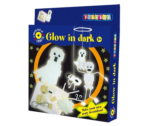Playbox: Fluorescentni duhovi kreativni set sa biserima