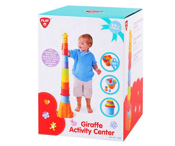 Playgo: Aktivni centar sa žirafom - igra za bebe