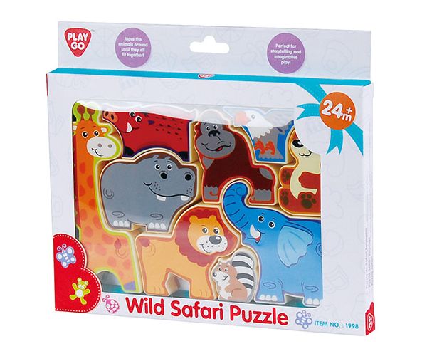 Playgo: Puzzle sa divljim životinjama