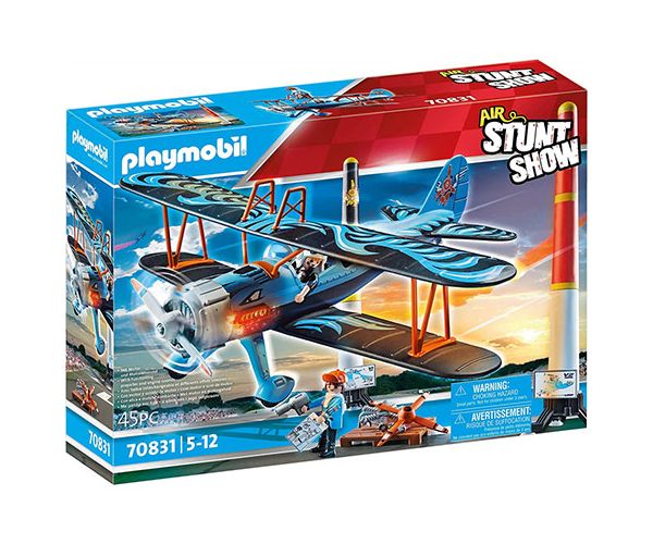 Playmobil: Air Stuntshow - "Phoenix" dvokrilac sa zvukom letenja (70831)