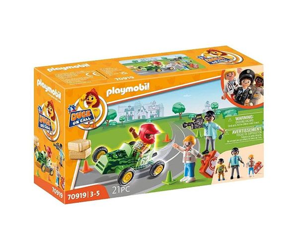 Playmobil: Duck on Call Hitna pomoć na dužnosti tijekom nesreće na utrci (70919)