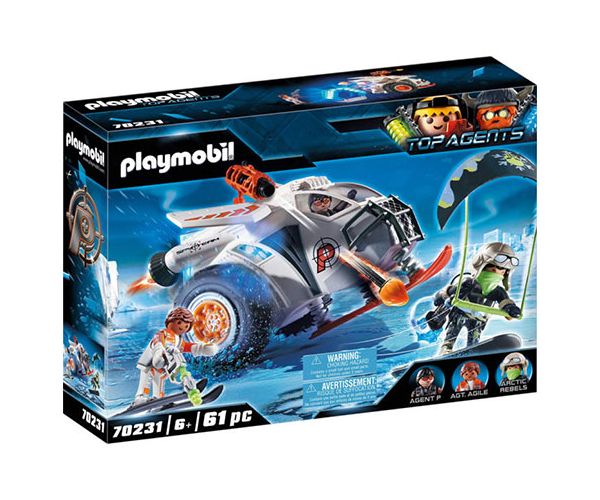 Playmobil: Top Agents - SPY TEAM Vozilo za snijeg (70231)