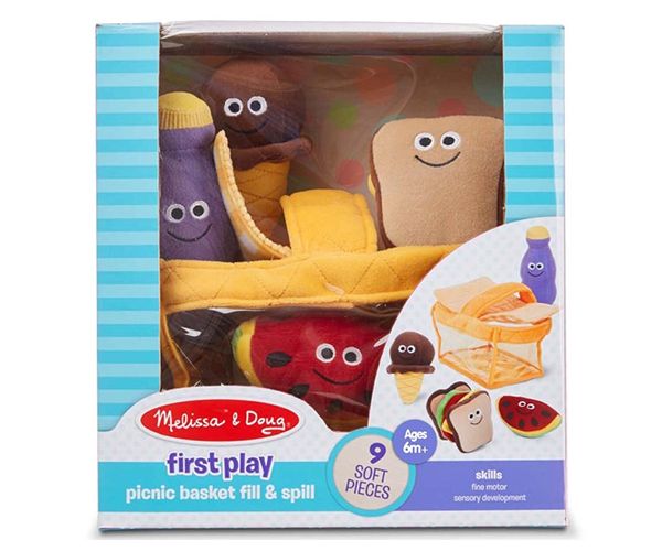 Plišana košara za piknik 9kom - Melissa & Doug
