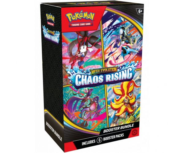 Pokémon TCG: Mega Evolution Chaos Rising booster Bundle kártyacsomag