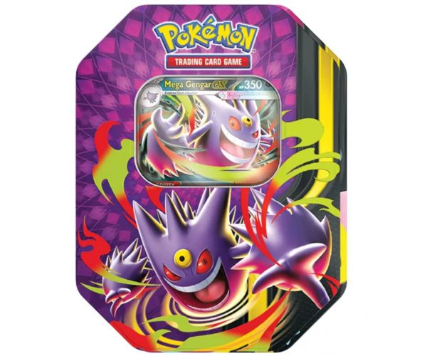 Pokémon TCG: Mega Moonlit Tin gyűjtői kártyacsomag kétféle változatban 1db