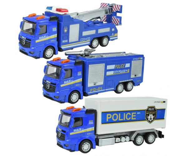 Policijski automobili: Kamion s kotačima za policiju u različitim verzijama 19cm