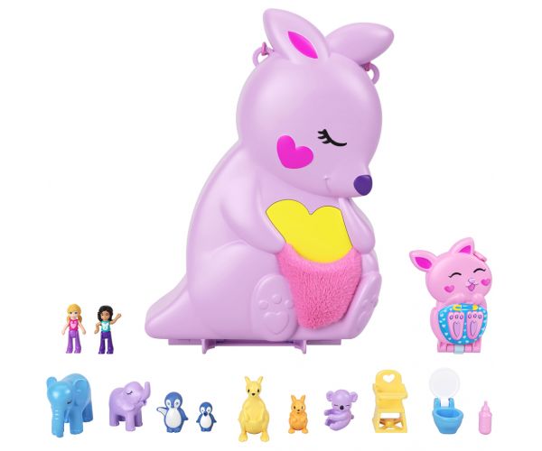 Polly Pocket igraći set torba s motivom kengura - Mattel