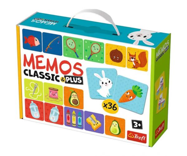 Különleges párok Classic & Plus memória játék 36db-os - Trefl