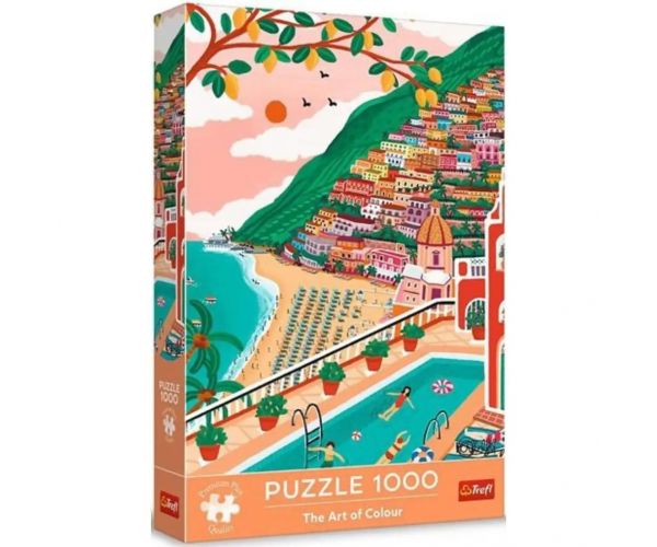 Positano Olaszország 1000db-os prémium plusz puzzle - Trefl