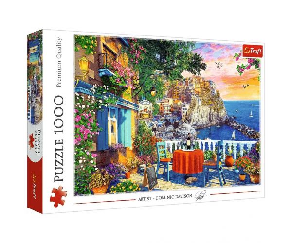 Kilátás a Cinque Terre-re 1000db-os puzzle - Trefl