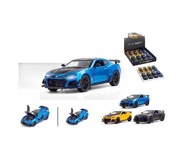 Povucite premijski Camaro automobil na uvlačenje sa vratima koja se otvaraju 1/24 u nekoliko verzija 1kom