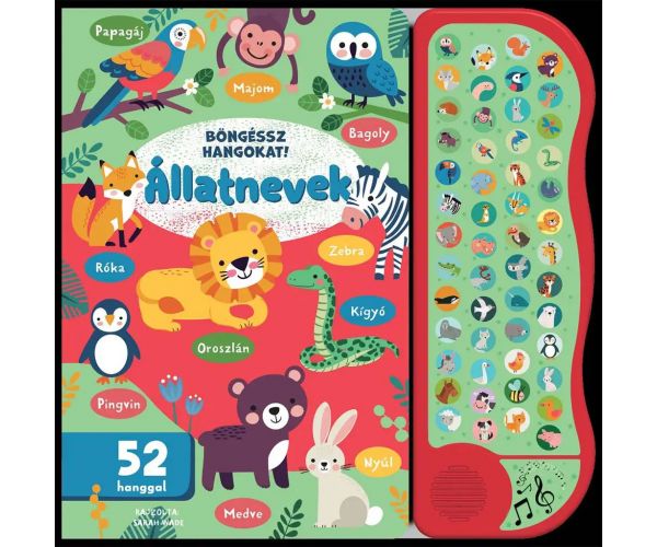Böngéssz hangokat! - Állatnevek foglalkoztató könyv