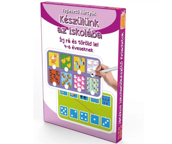 Készülünk az iskolára – Fejlesztő kártyák 4-6 éveseknek