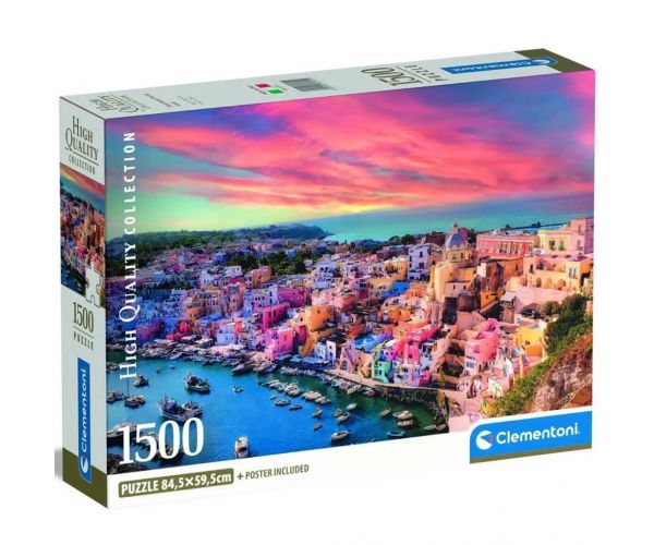 Procida sziget HQC 1500 darabos puzzle - Clementoni