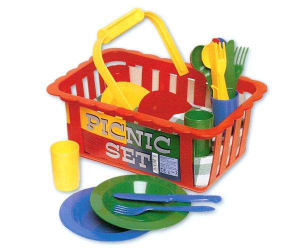 Piknikkosaras étkészlet - D-Toys