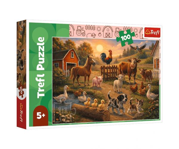 Barátok a farmon 100db-os puzzle - Trefl