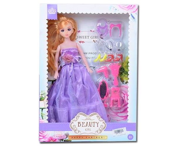 Princeza u ljubičastoj haljini 30cm