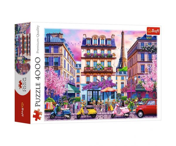 Tavasz Párizsban 4000db-os puzzle - Trefl