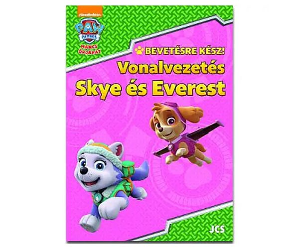 Mancs Őrjárat: Vonalvezetés - Everest és Skye foglalkoztató füzet