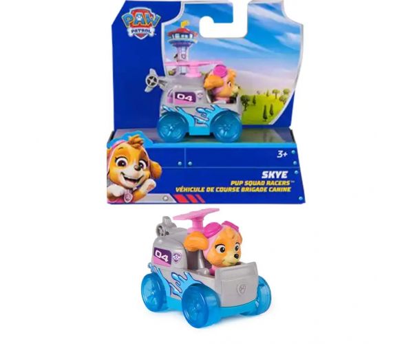 Mancs Őrjárat: Pup Squad Racers - Mini Skye járműve - Spin Master