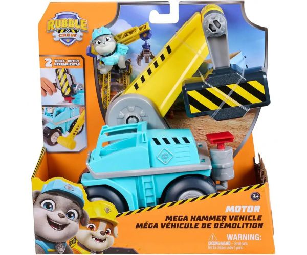 Mancs Őrjárat: Rubble és csapata Motor építő járműve - Spin Master