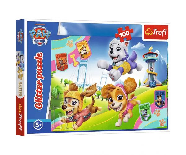 Mancs Őrjárat 100db-os glitter puzzle - Trefl