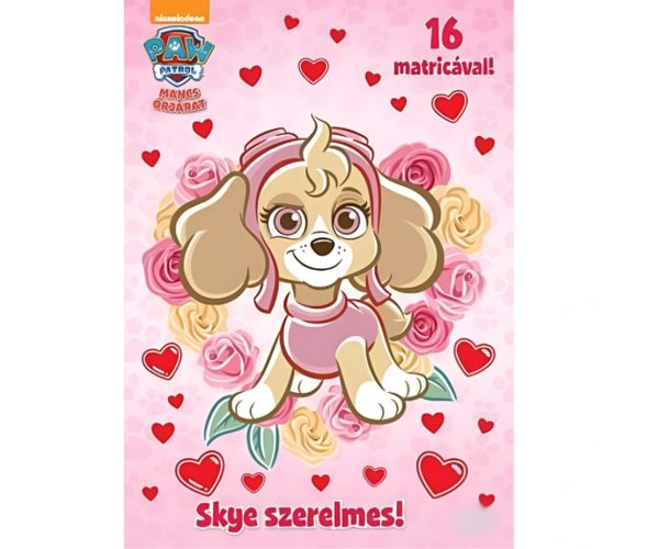Psići u ophodnji: Skye je zaljubljena! bojanka s naljepnicama