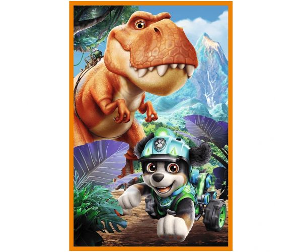 Psići u ophodnji Otok dinosaura - 3 x 80-dijelna slagalica - Trefl