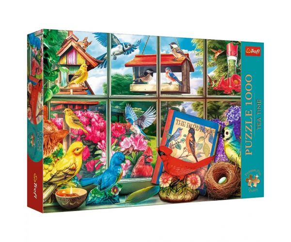 Madarak az ablak mögött 1000db-os Prémium plus quality puzzle -Trefl
