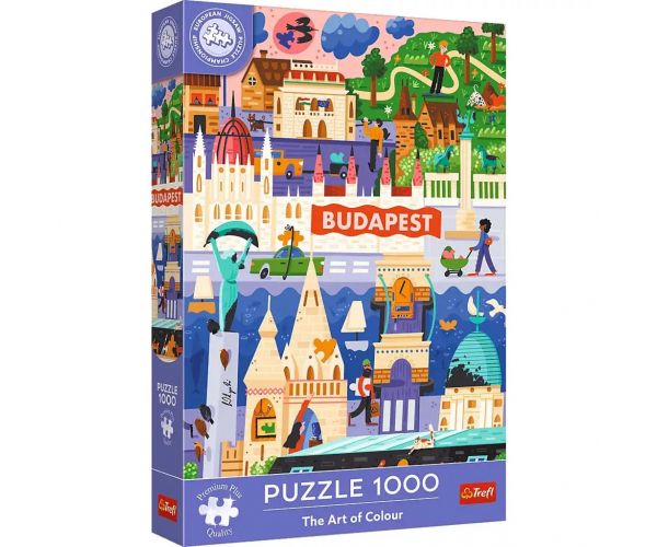 Puzzle EB: Budapest 1000db-os prémium puzzle – Trefl