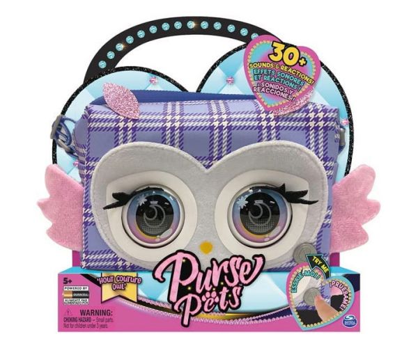 Purse Pets: Hot Couture Owl interaktivna torba - Spin Master