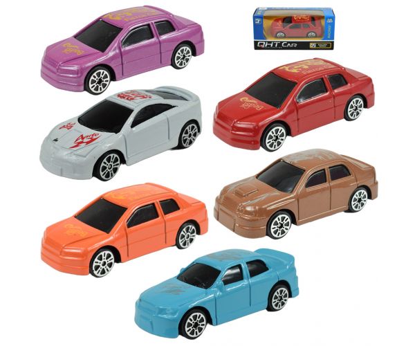 QHT Car Collection: Metalni set trkaćih automobila u različitim varijantama 1db 1/64