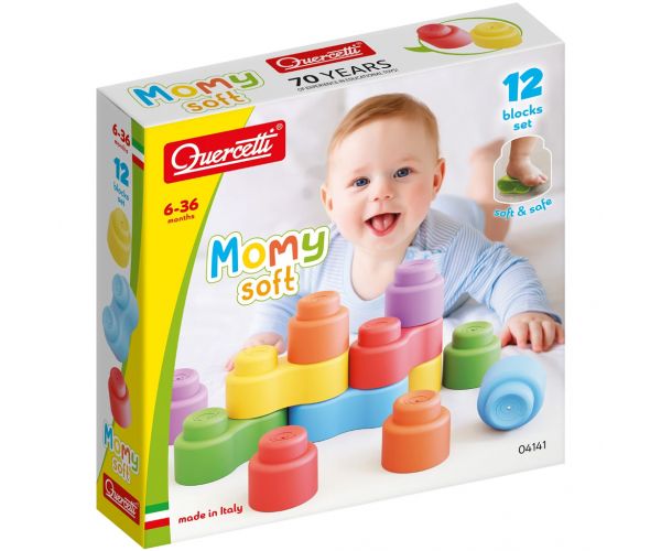 Quercetti: Momy Soft set od 12 mekih građevinskih blokova