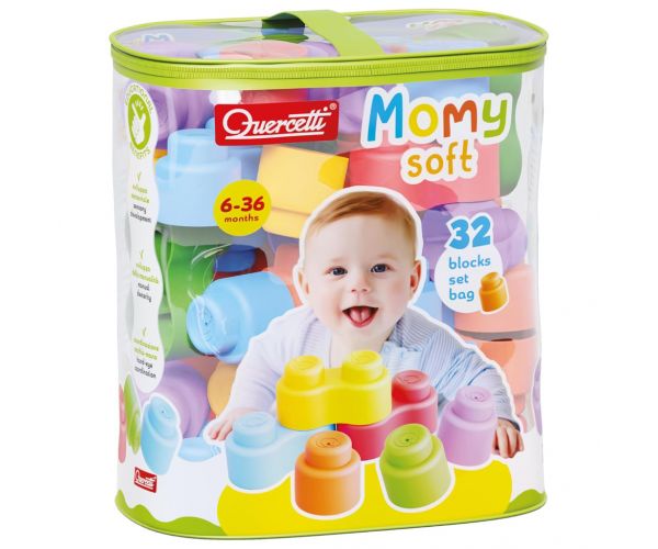Quercetti: Momy Soft set od 32 mekih građevinskih kocki