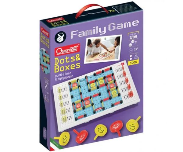 Quercetti: Family Game - Pontok és dobozok játék