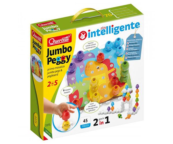 Quercetti: 2u1 Jumbo Čavlići set od 45kom