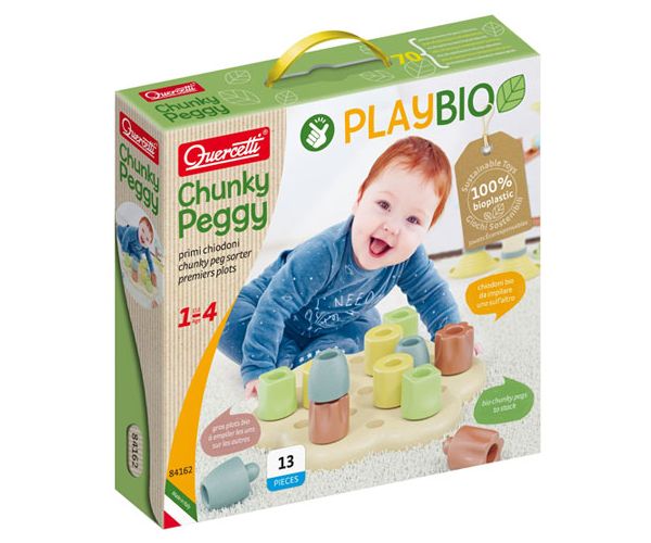 Quercetti: Play Bio Chunky čavlići 13kom