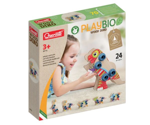 Quercetti: Play Bio sastavljanje dinosaura 24 kom