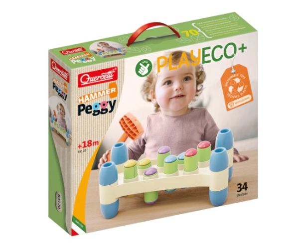 Quercetti: Play Eco Peggy Igra vještina čekića