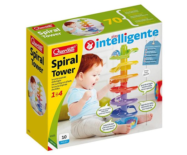 Quercetti: Spiral Tower staza za kuglice 10kom