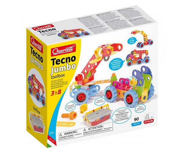 Quercetti: Tecno Jumbo strojevi set od 90kom