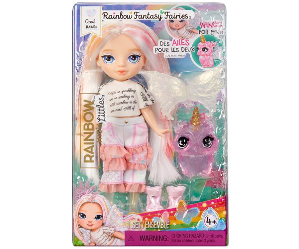 Rainbow High Littles szivárvány tündér Opal Raine baba