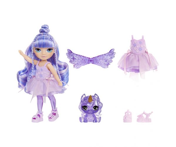 Rainbow High Littles vila duge Amethyst Willow lutka