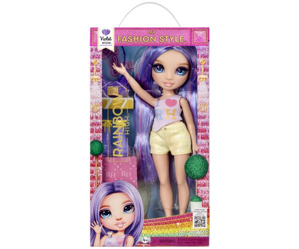 Rainbow High: My Fashion Style Violet Willow divatbaba kiegészítőkkel